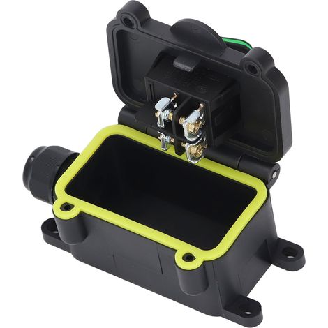 Interrupteur marin avec boîte de dérivation simple étanche IP68 avec fil intégré pour extérieur éclairage (1/5)