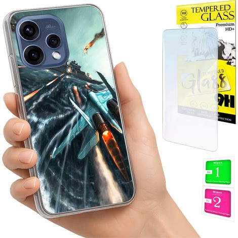 Schutzhülle für Oppo Reno 15 5G: Fotoschutzhülle, Rückseitenschutz + 9H-Glas (1/5)