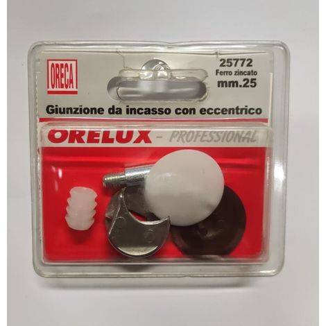 ORECA - GIUNZIONI DA INCASSO CON ECCENTRICO 25MM