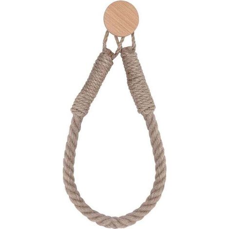 Toilet paper holder, hemp rope towel holder for bathroom and kitchen, bathroom paper holder, roll holder MUMU (1/4)