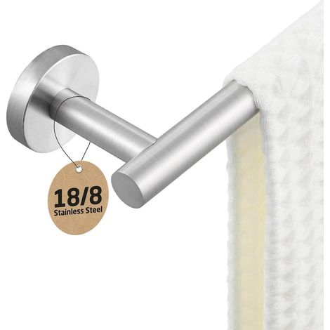Handtuchhalter Edelstahl 76CM passend für 40CM Wandbolzen Gebürstet (1/5)