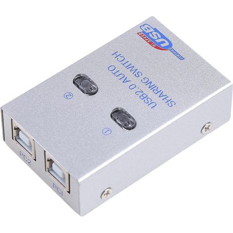 Haring ER 2-Port USB 2.0-Adapterbox für PC/Canner-Drucker (1/4)