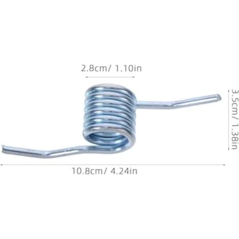 2 pièces Ressort de Remplacement pour Cric Hydraulique Tonnes Ressort de Retour Renforcé Accessoires pour Cric Rouleur Horizontal Kit pour Réparation et Stabilité Améliorée (1/5)