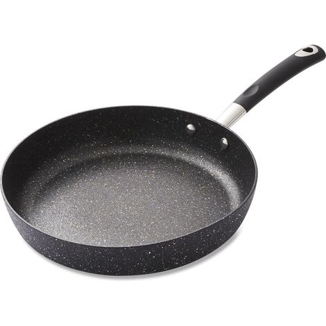 Tower T900114 Precision 28cm Non-Stick Forged Aluminium Frying Pan Diamond Coating, Soft Grip Handle, Black (1/5)