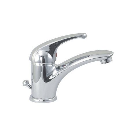 MONOCOMANDO LAVABO SERIE MARZIA Misura: Bianco Opaco-Cromo (1/2)
