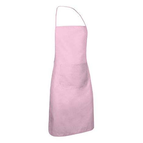 Delantal largo multiusos VALENTO Chef Rosa pastel 87 x 60 cm