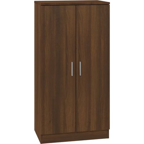 Meuble à chaussures,Armoire à chaussures Chêne marron 55x35x108cm Bois d'ingénierie CFW7494082 (1/5)