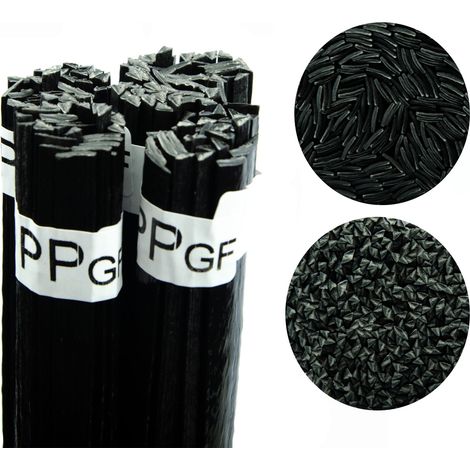 Saldatore Plastica PP+GF Nero 100g – Alta Qualità, Granuli Puri  Temperatura Fusione 260-330°C  Uso Professionale in Automotive e Industria (1/3)