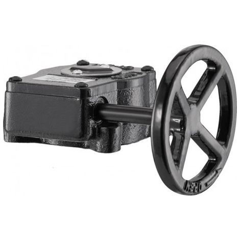 Transmission d'engrenage pour vanne d'arrêt DN 125 - DN 200