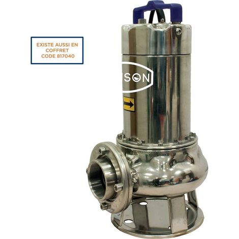 POMPE DE RELEVAGE TRI VORTEX 1,5KW INOX EAUX CHARGEES RENSON