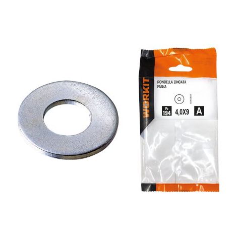 RONDELLA PIANA ZINCATA SELF WORKIT - MXMM 6X12 S.MM 1,5 CF=PZ 80- 5 confezioni