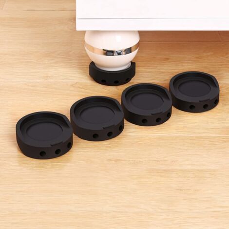 Rutschfeste Matte für Badewanne und Dusche. Set mit 4 stoßdämpfenden Gummischeiben für Waschmaschinen. (1/3)