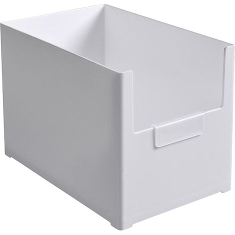 Lot Bac Ouvert en Plastique Design Tiroir, Bacs de Rangement Multifonction Empilables pour Cuisine (1/5)