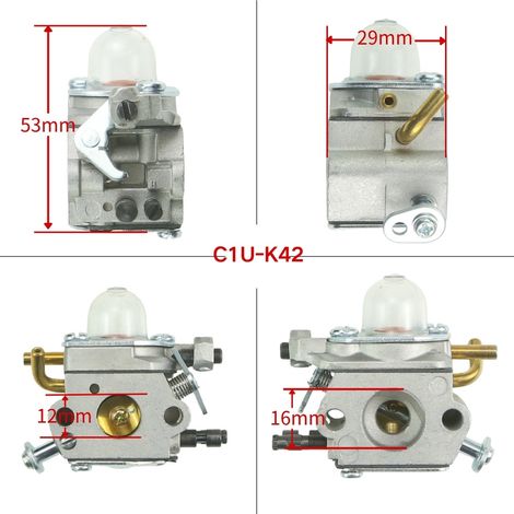 Carburateurs pour machines de jardin C1U-K42 C1U-K43 ES2100 PB-2155 909-075 (1/4)