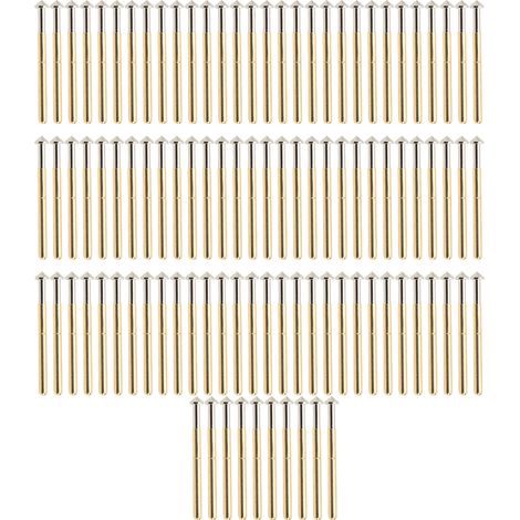 Lot de 100 pointes de test P156-E, tête conique, broche pogo pour composants électroniques, accessoires de test. (1/5)