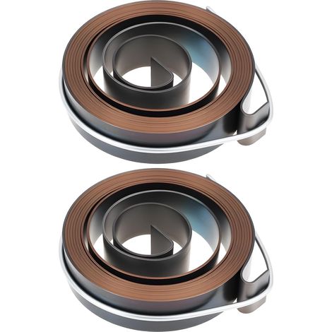 Lot de 2 ressorts hélicoïdaux pour perceuse - Diamètre extérieur : 12 mm - En acier - Noir (1/5)