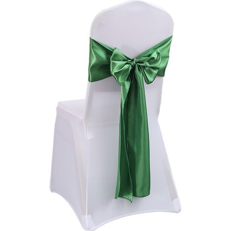 Sash Pour Chaise - Satin 17 cm x 275 cm - Décoration de Mariage Anniversaire Diplôme Banquet - 20 Pièces (1/5)