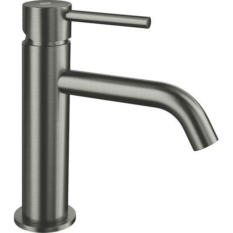 Grifo de Lavabo Modelo SIRIO Fabricado en Latón Monomando Acabado en Titanio (1/2)