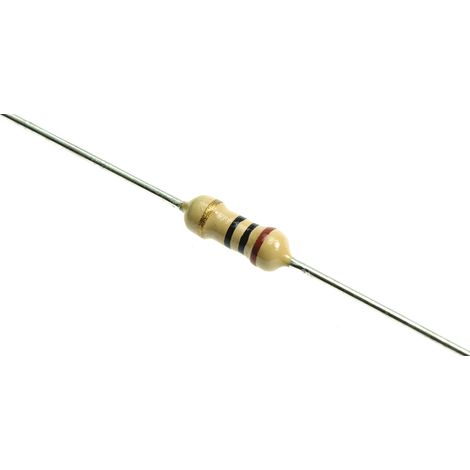 Rs Pro – Résistance film carbone 10Ω ±5% – Puissance 0.25W – Tolérance précise – Température d'utilisation -55°C à 350°C