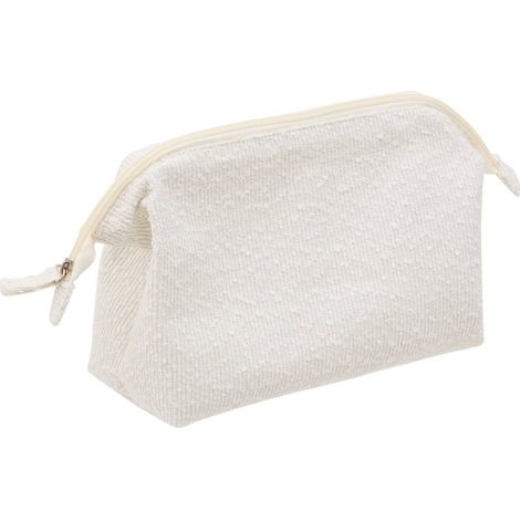 Neceser de rizo, 17 cm (alto) x 32 cm (largo), blanco - 5five (1/3)