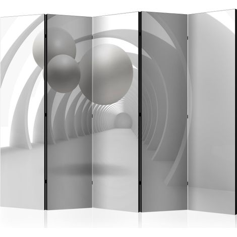 Paravent 5 Volets "White Tunnel" 172x225cm (1/2)