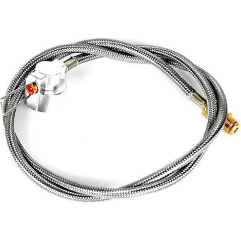 Adaptateur de tuyau pour gaz propane, convertisseur de réservoir de carburant, rallonge de tuyau, adaptateur de tuyau pour réchaud à gaz de camping, randonnée, pêche et cuisine (1/5)