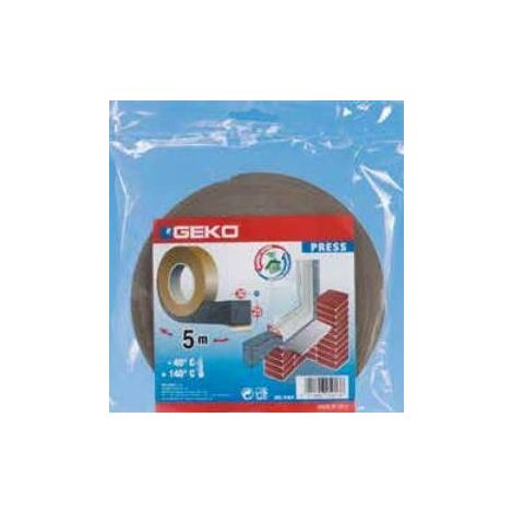 Cinta adhesiva precompresa Geko, banda de sellado 30mm x 25m x 5m - Geko