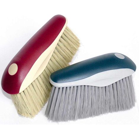 Brosse en caoutchouc souple avec des poils d'une hauteur de 80 mm