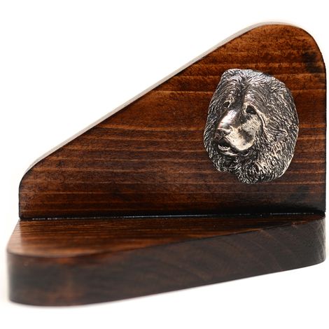 Portacandele in legno a forma di cane da pastore del Caucaso, porta lumini, oggetto commemorativo per cani di Art-Dog (1/5)