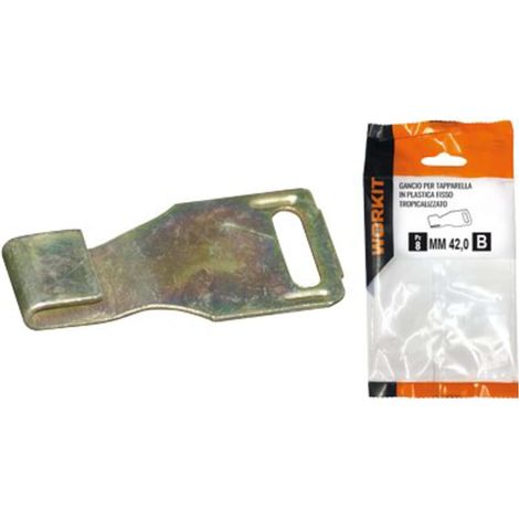 GANCIO X TAPPARELLA SELF WORKIT - PLASTICA FISSO TROPICALIZZATO MM 42,0 CF=PZ 2 - 5 Confezioni