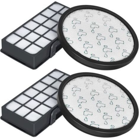 Filtres HEPA pour Rowenta X-Trem Power Cyclonic RO6984EA RO6941EA RO6963EA RO6921EA RO6971EA RO6993EA (Modèle RO69XX) Aspirateurs, Filtre de Rechange Accessoires ZR006001 (Lot de 2) (1/5)