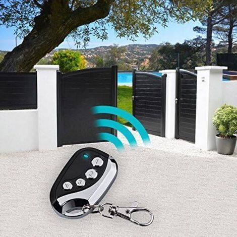 Télécommande universelle 433,92 MHz pour portail, garage, alarme et éclairage – copie facile sans batterie ni configuration (1/2)