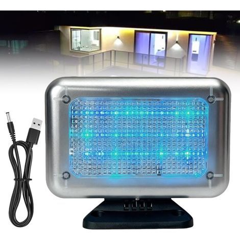 Simulateur de télévision avec minuterie, simulateur de télévision LED antivol, simulateur de lumière TV, 24 LED, 3 programmes (4h/7h/journée complète), fausse télévision pour la sécurité domestique (1/4)