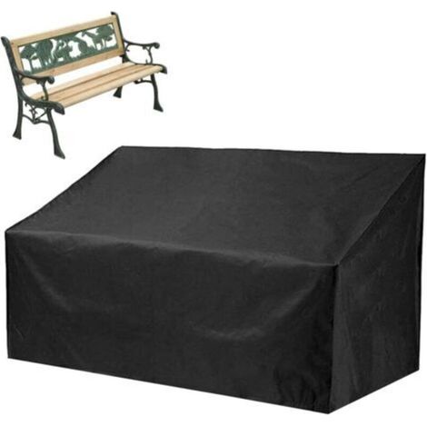 Housse De Banc - Tissu Oxford 210D Imperméable Et Résistant Aux Déchirures - Pour Banc De Jardin Canapé Extérieur - 1 Pièce (1/5)