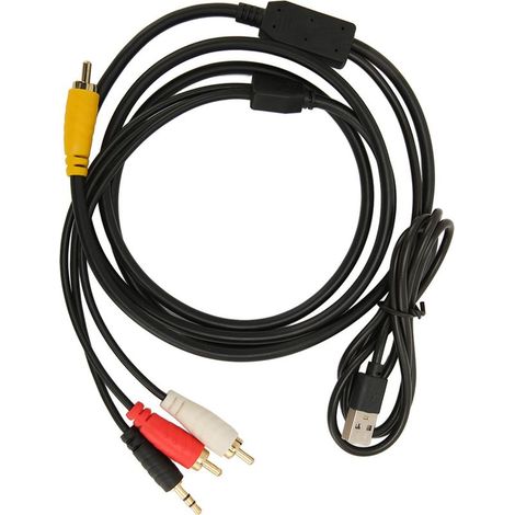 Câble Convertisseur SPDIF Coaxial vers RCA Analogique Professionnel - Connexion Directe 3.5mm (1/5)