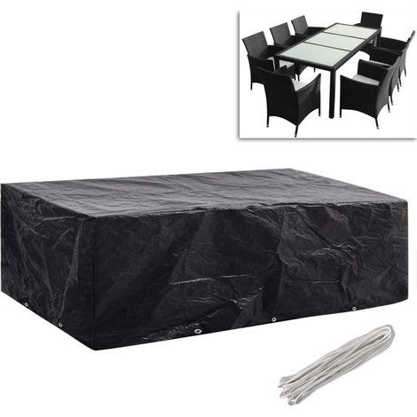 Maison Exclusive - Funda de muebles de jardín 2 uds set ratán 8 p