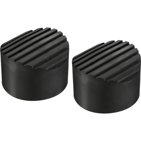2Pcs Coussin, Antidérapant Caoutchouc, Protection Sol, Pour Échelle Télescopique, Noir (1/5)