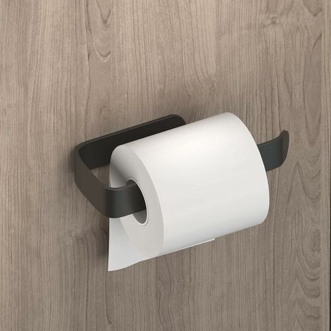 Toilet Paper Holder, Strong Adhesive Toilet Paper Roll Holder, No Drilling Required, Wall-Mounted Toilet Roll Holder (1/5)