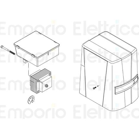 beninca pièce détachée transformateur 230v 100va sec 0-20 x ben 9686484 (1/3)