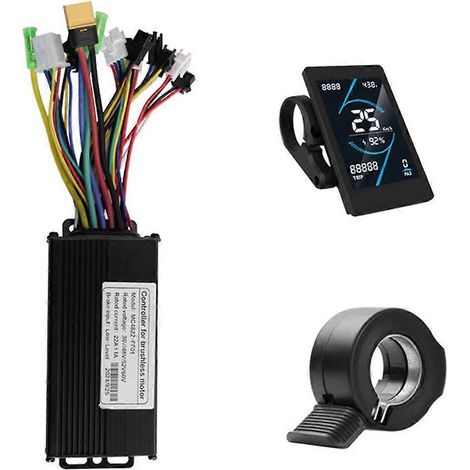 36V/48V 22A Bürstenloser Controller + T5S LCD-Kit für die Reparatur von Elektrofahrrädern (1/5)
