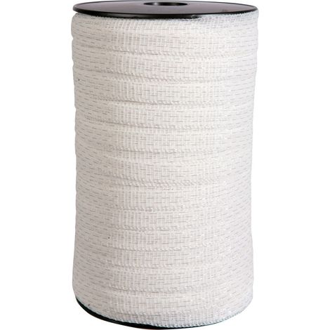 Ruban pour clôture électrique 40 mm longueur 200 m