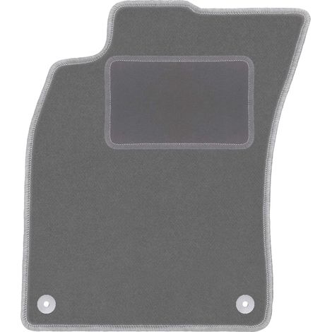 Fahrermatte aus Samt für: Audi A6 C6 Limousine, Kombi, Avant (2004–2006) Graphit