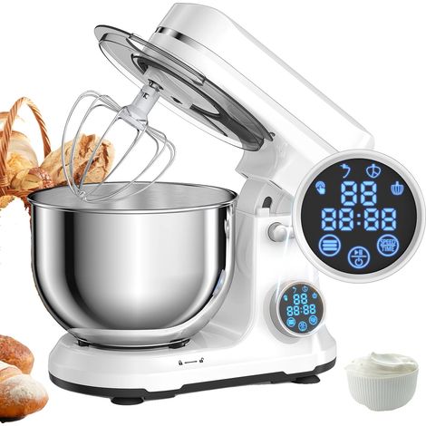 Standmixer, 1200 W Leistung, 11 Geschwindigkeitsstufen, BM602E Weiß, EU (1/2)