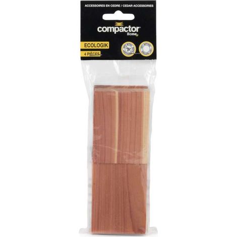 Compactor Set di 4 Plance Repellenti per Tarme in Legno di Cedro, Collezione NATURE, Misura M (1/5)