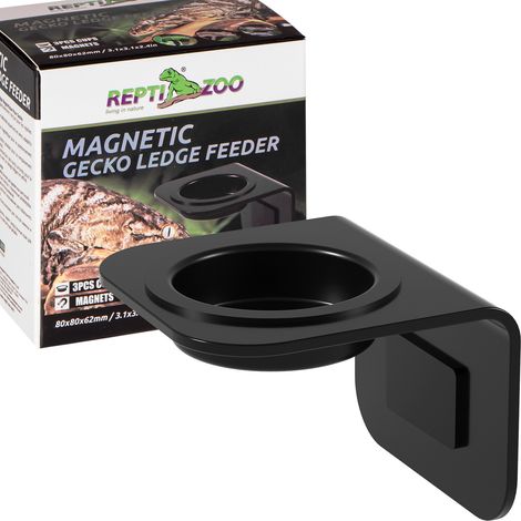 Bol pour nourriture, eau, terrarium, suspendu, magnétique POUR caméléons, amphibiens (1/5)