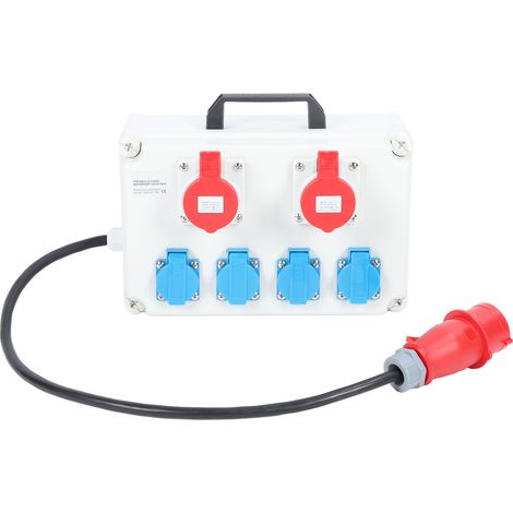 Boîte de prise étanche avec poignée, Distribution compacte, multi-prises, jonction de puissance, AC 220-380V 240-415V