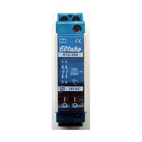 Eltako R12-200-24V Relè di commutazione Tensione nom.: 24 V Corrente di commut. max.: 8 A 2 NA 1 pz.