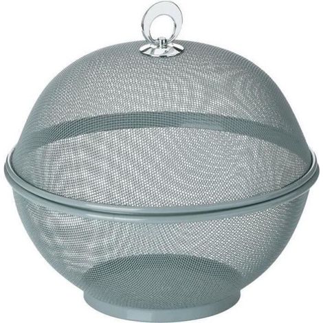 Corbeille à fruits Como D : 26.5 cm - métal gris (1/4)