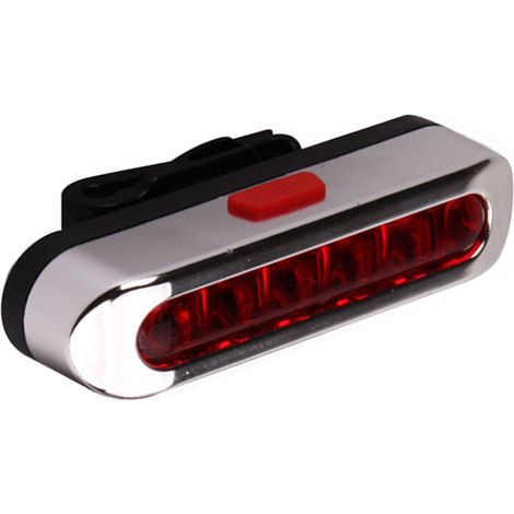 Feu arrière vélo LED rechargeable USB, lumière rouge pour cyclisme nocturne, signalisation arrière vélo, éclairage vélo de sécurité, compatible avec tous vélos. (1/5)