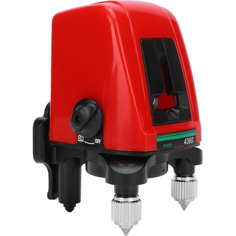 Niveau laser AK436G, outil de mesure à nivellement automatique à 2 lignes et 1 point avec lumière verte